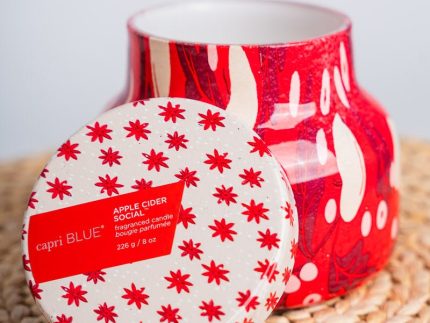 Capri Blue pattern play candle apple cider 8oz