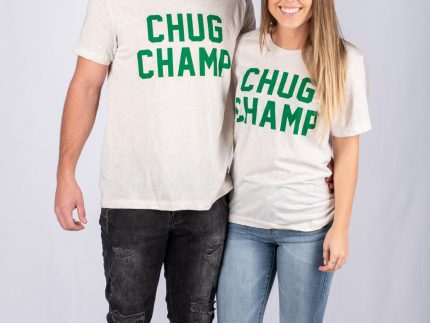 Chug Champ Unisex T-shirt Oatmeal