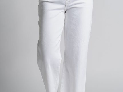 Daze pleaser high rise wide ankle jeans lamb