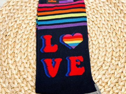 HotSox men's Love pride socks navy