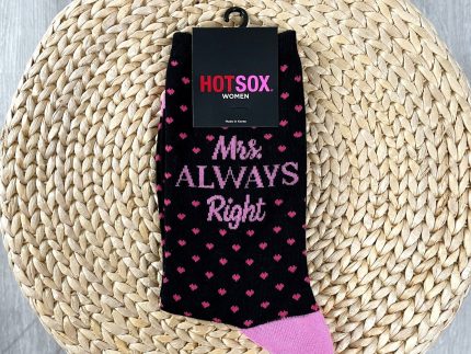 HotSox women's Mrs Always Right socks
