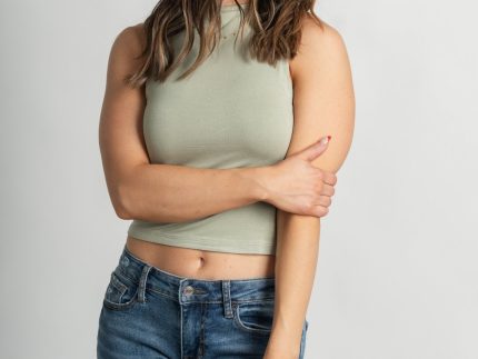 Modal high neck tank top sage