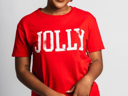 Z Supply Jolly boyfriend tee haute red