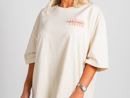 Ho Ho Ho Santa's version oversized t-shirt off white